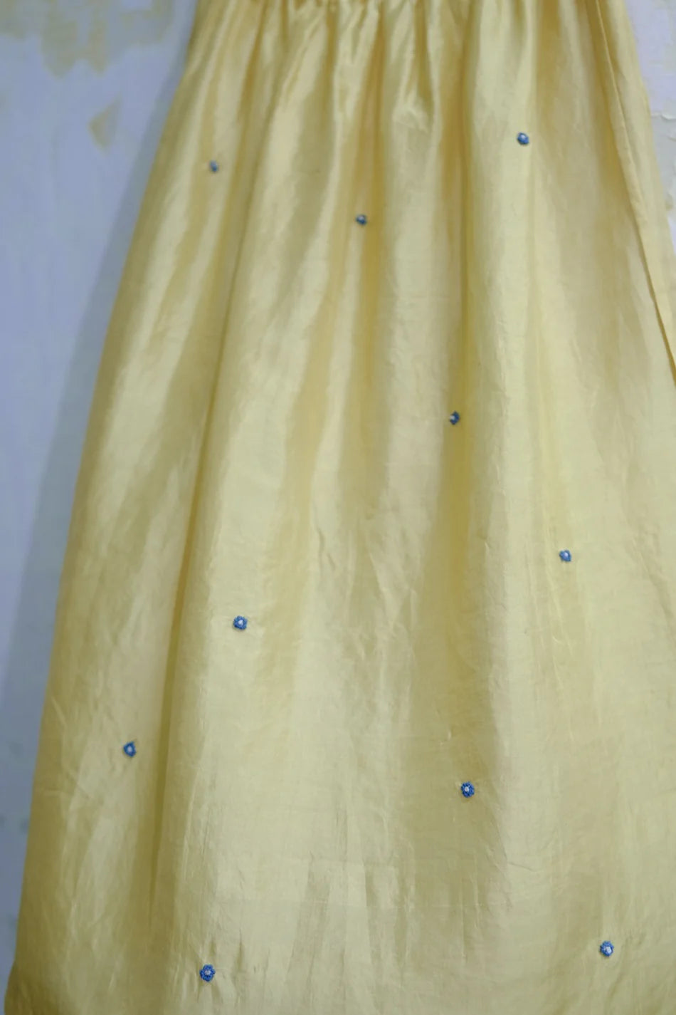 Handloom Silk Skirt – Yellow
