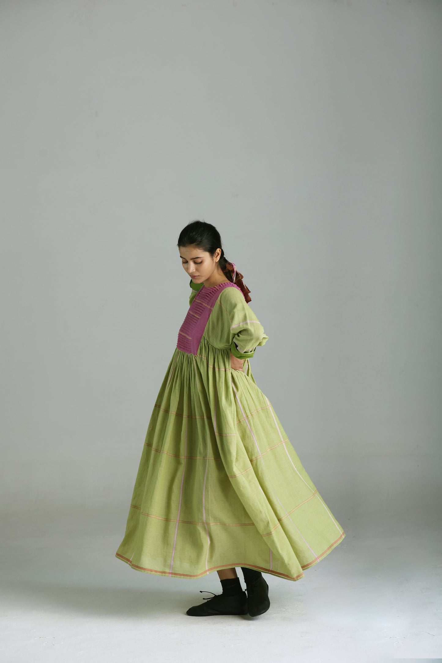 Rumal Checks Tall Dress