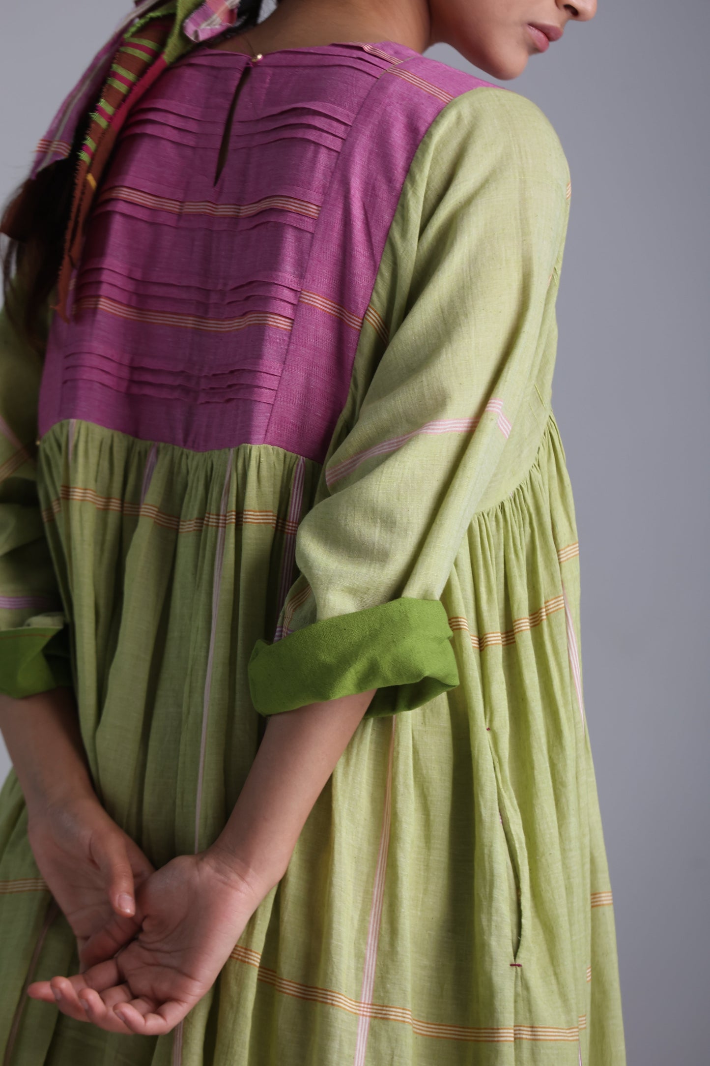 Rumal Checks Tall Dress