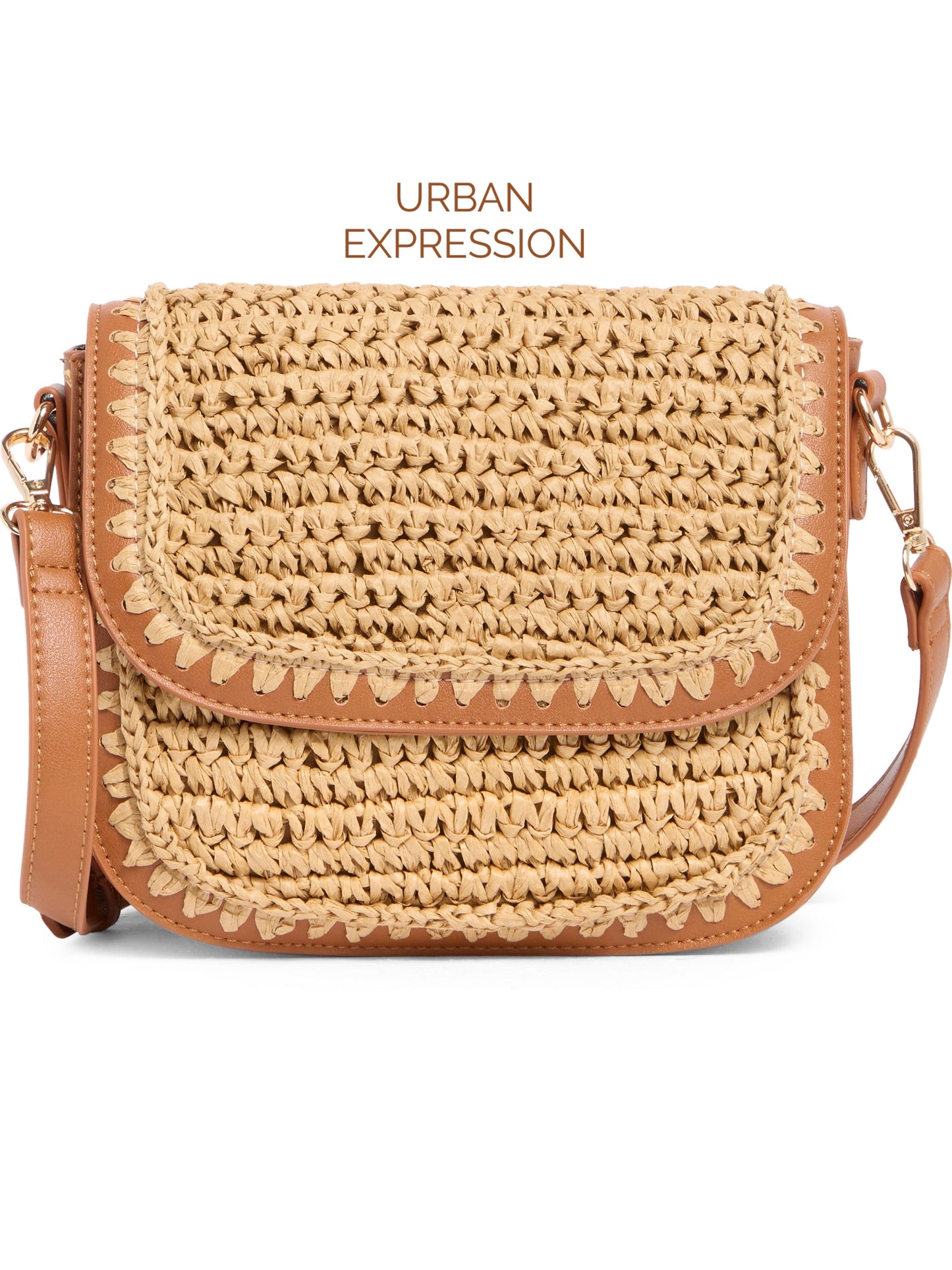 Urban Expression | Raffia Crossbody Bag