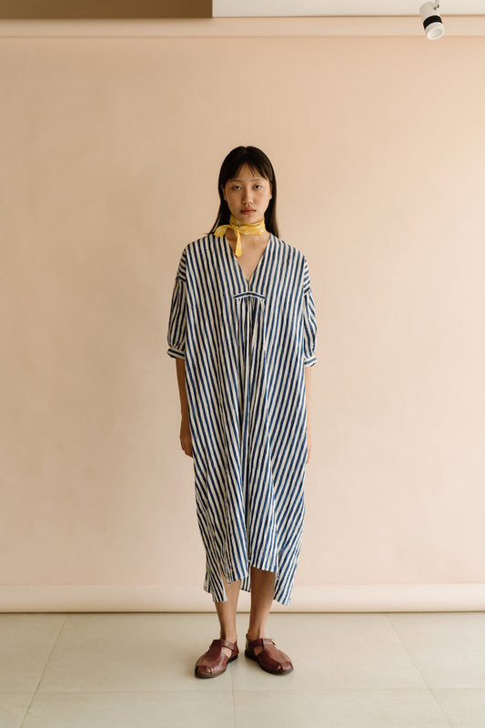 IRENE - INDIGO STRIPES