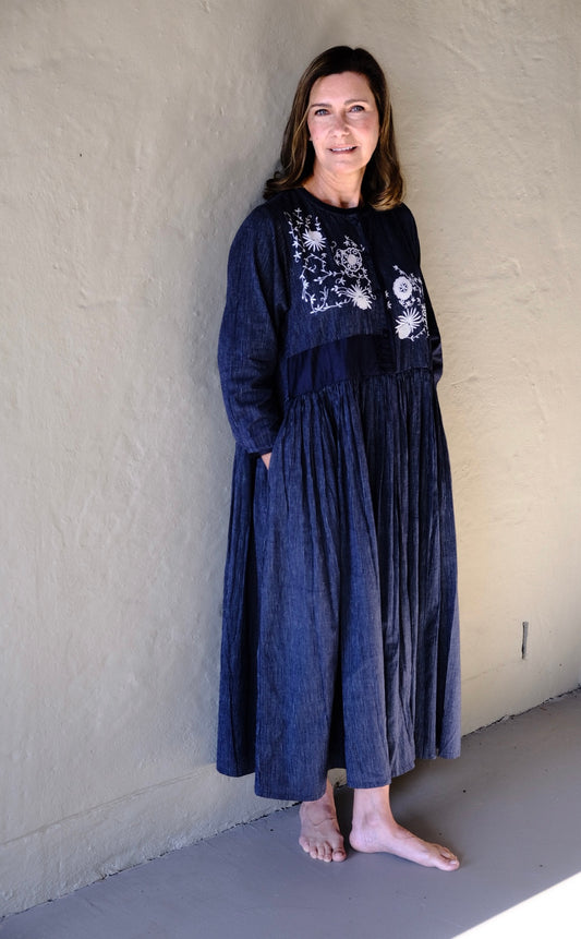 Mara Dress – Navy