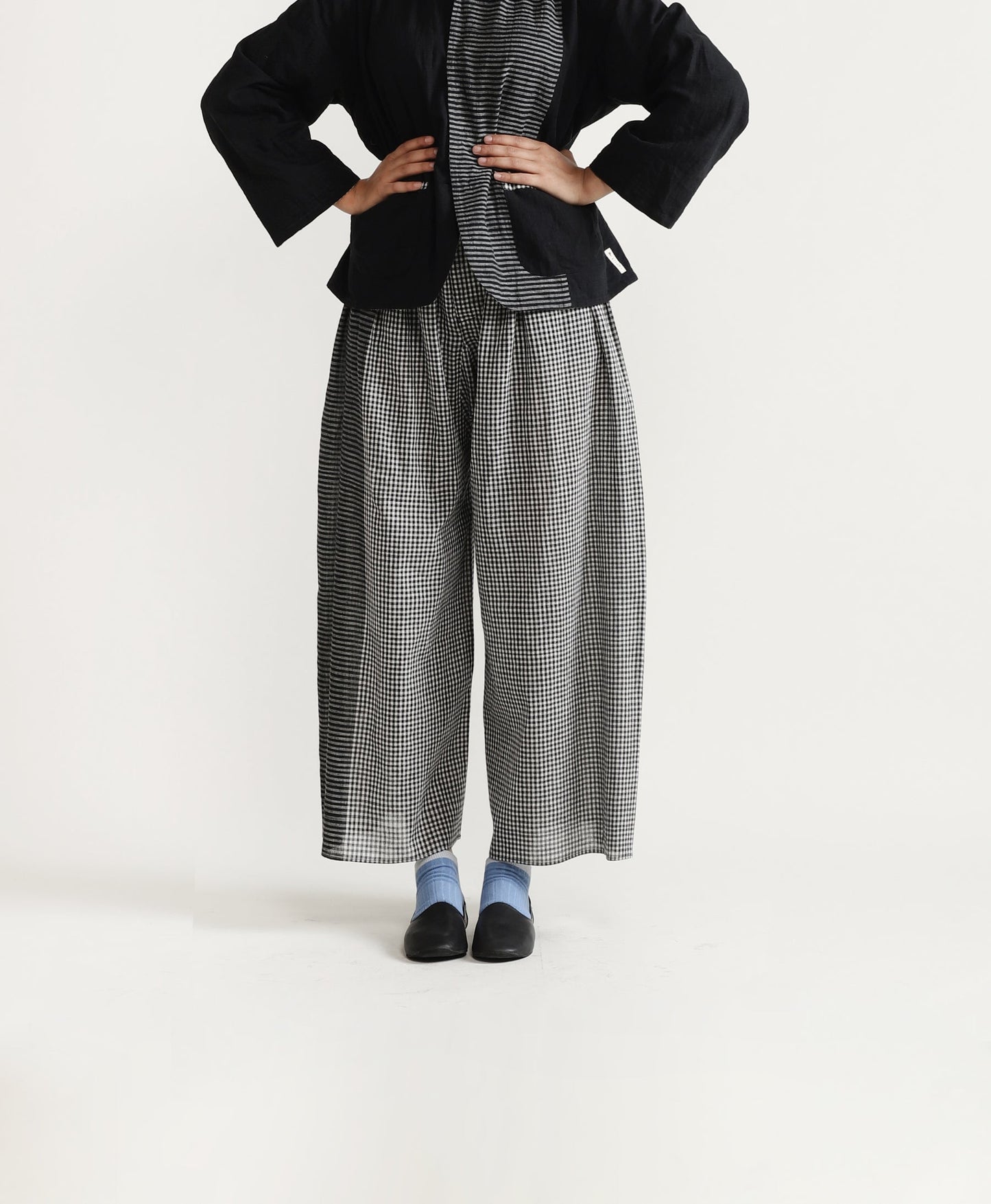 COMING SOON | Gingham Travel Pants