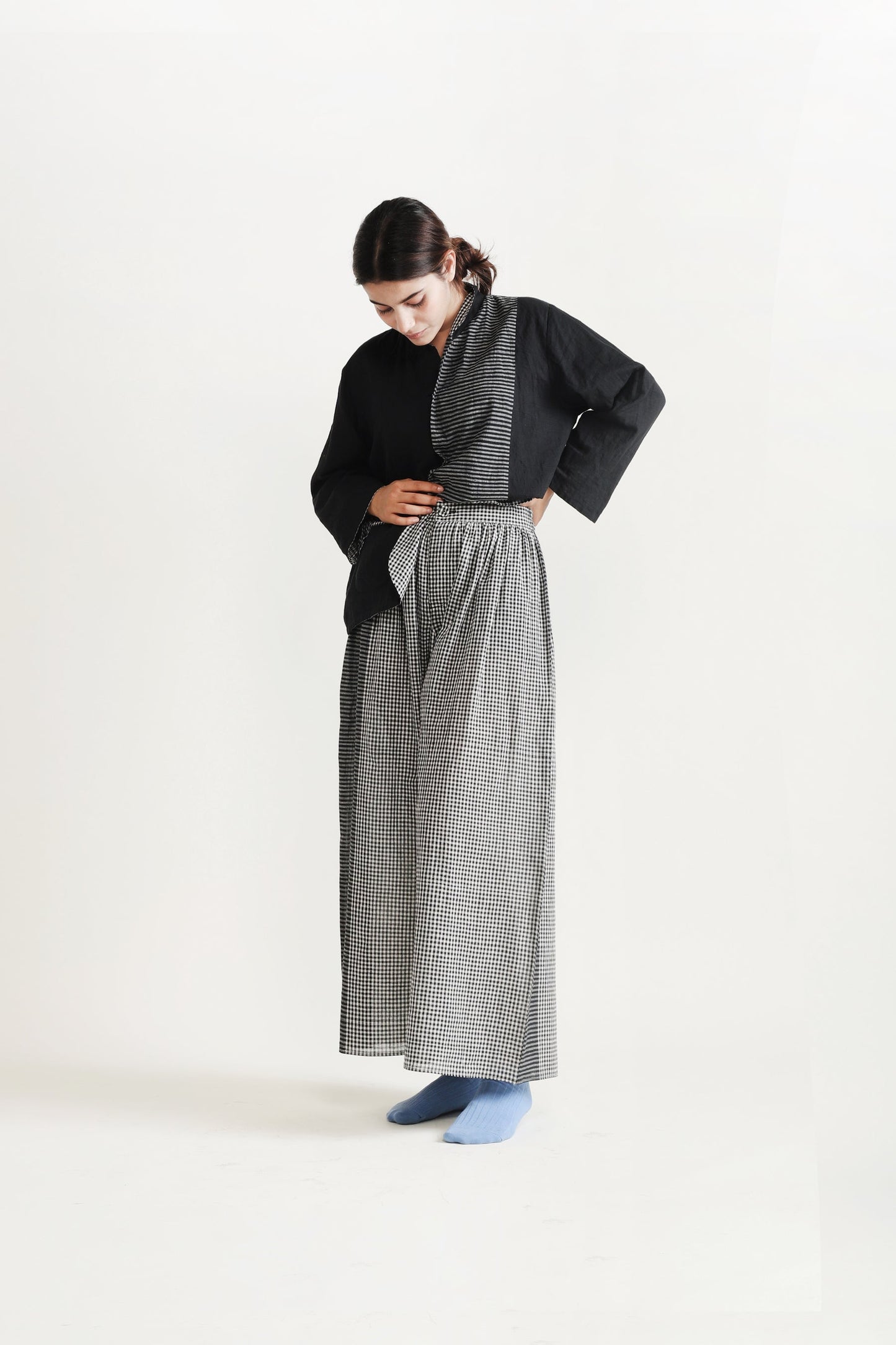 COMING SOON | Gingham Travel Pants