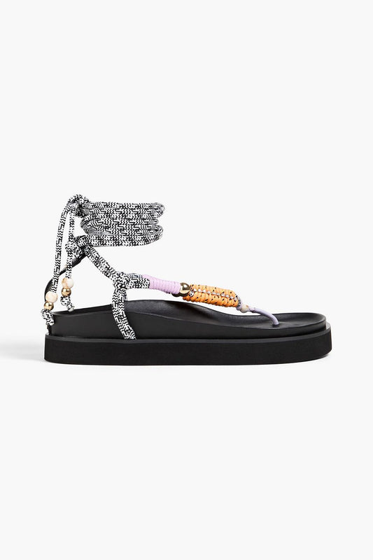 MAJE Paris | Rope Tie Sandal