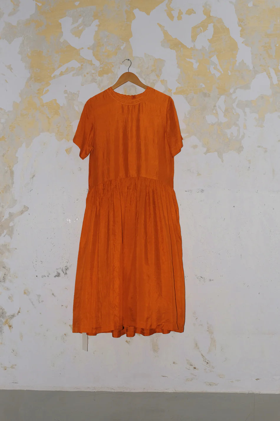 Silk Orange Dress