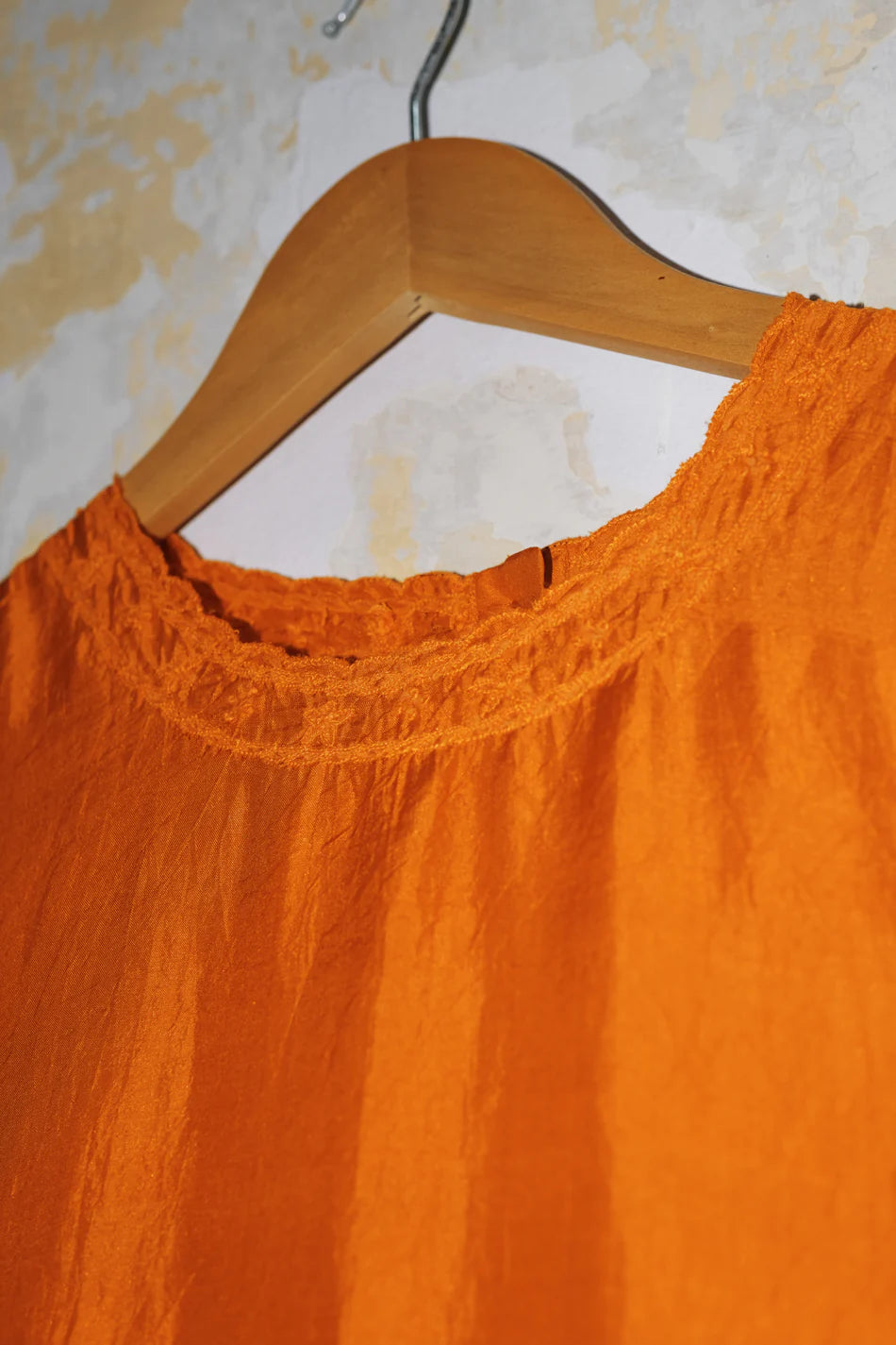 Silk Orange Dress