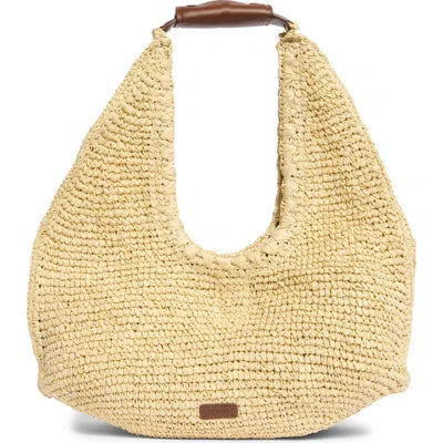 BCBG | Woven Raffia Shoulder Bag