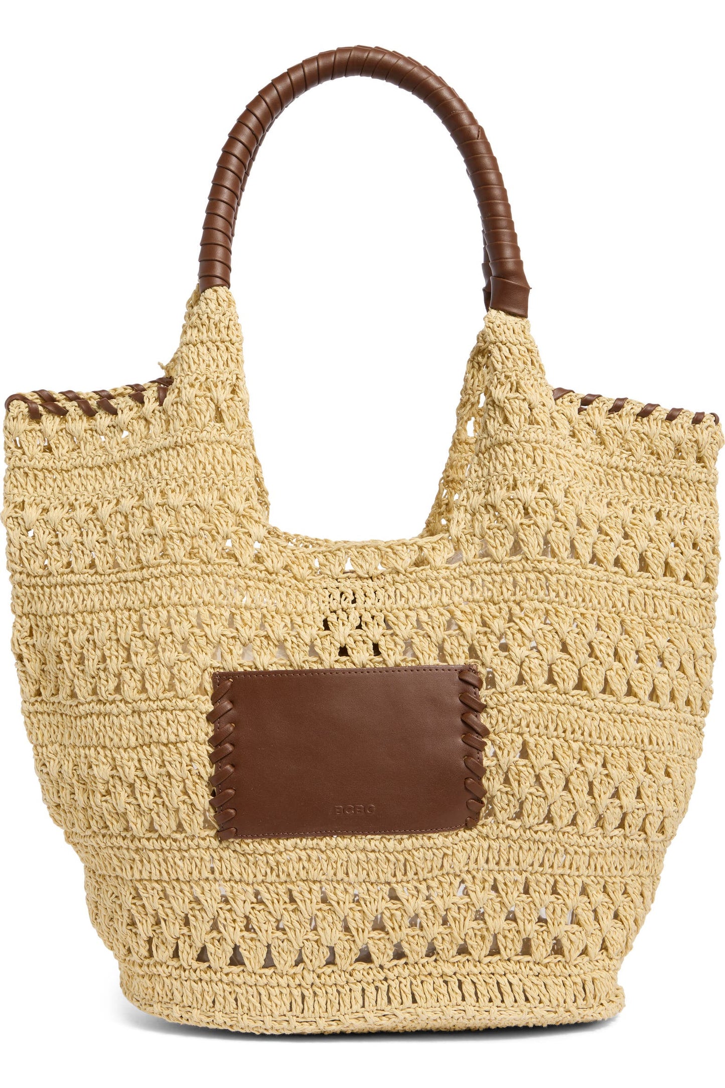 BCBG | Woven Raffia Tote Bag