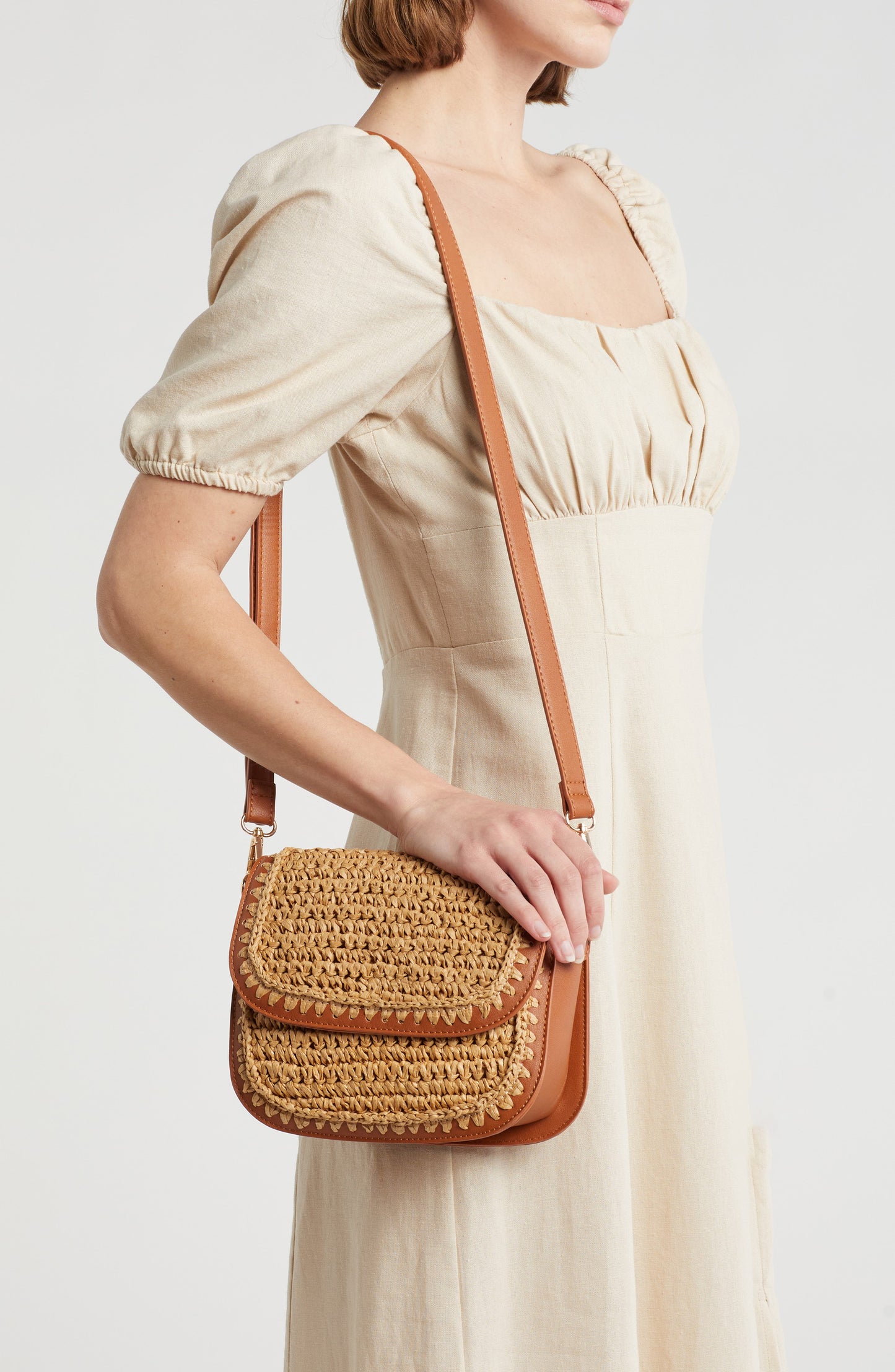 Urban Expression | Raffia Crossbody Bag