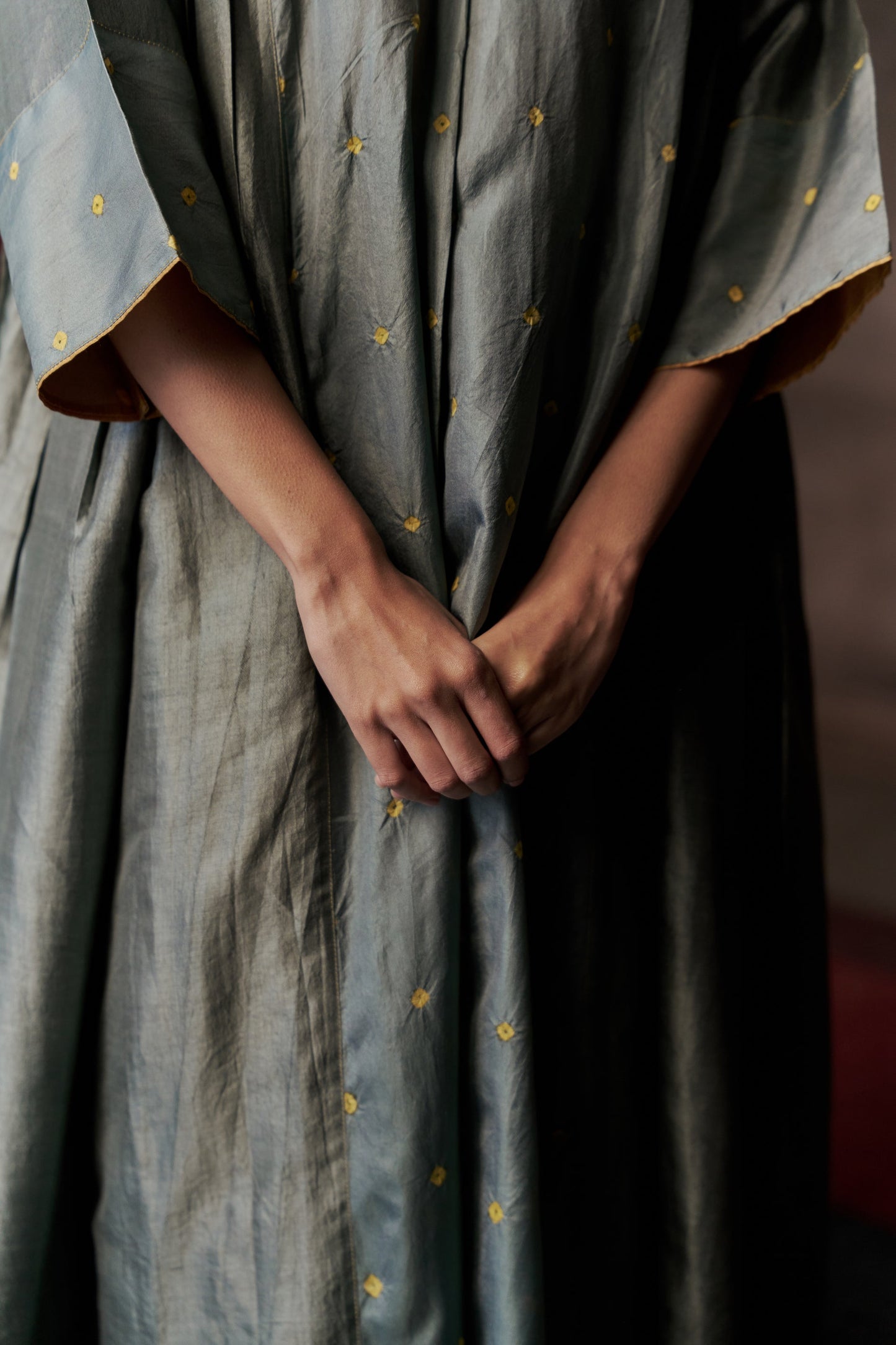 Art Dress – Maroon / Sea Gray