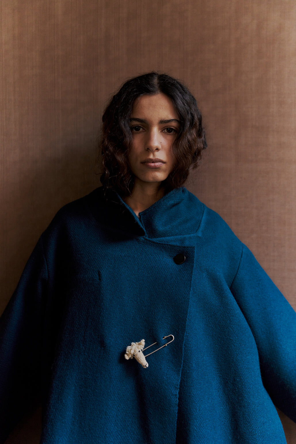 Indigo Merino Shacket